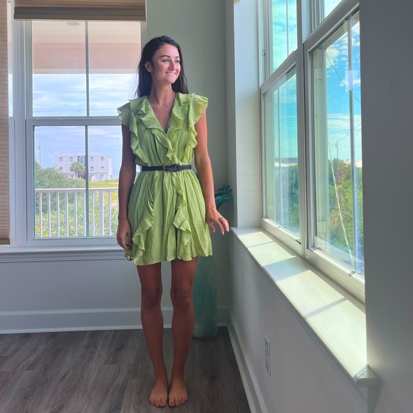 MINKPINK Mini Dress in Green - Picture 1 of 2
